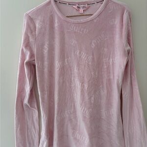 Juicy Couture Soft Pink Logo Top